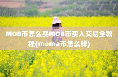 MOB币怎么买MOB币买入交易全教程(moma币怎么样)