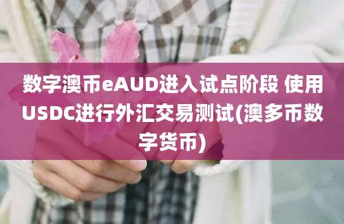 数字澳币eAUD进入试点阶段 使用USDC进行外汇交易测试(澳多币数字货币)