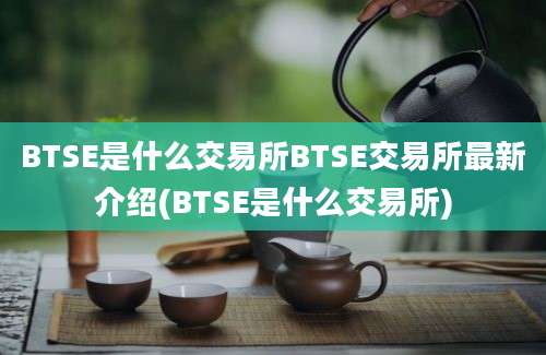 BTSE是什么交易所BTSE交易所最新介绍(BTSE是什么交易所)