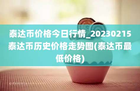 泰达币价格今日行情_20230215泰达币历史价格走势图(泰达币最低价格)