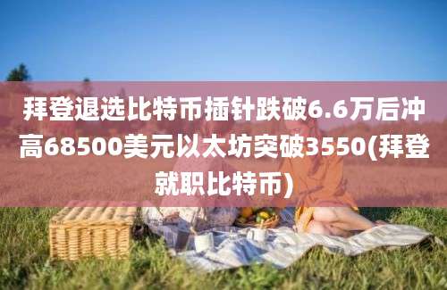 拜登退选比特币插针跌破6.6万后冲高68500美元以太坊突破3550(拜登就职比特币)