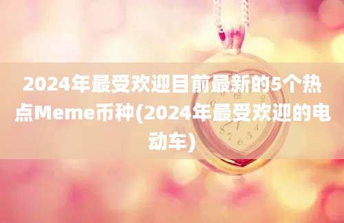 2024年最受欢迎目前最新的5个热点Meme币种(2024年最受欢迎的电动车)