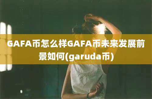 GAFA币怎么样GAFA币未来发展前景如何(garuda币)