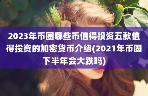 2023年币圈哪些币值得投资五款值得投资的加密货币介绍(2021年币圈下半年会大跌吗)