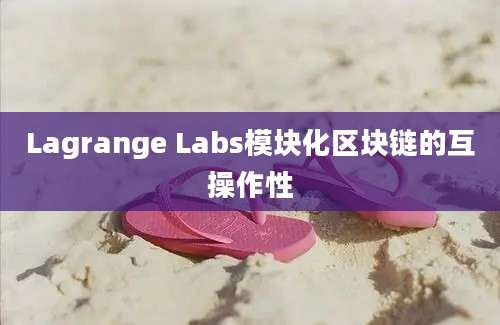 Lagrange Labs模块化区块链的互操作性