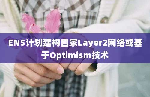 ENS计划建构自家Layer2网络或基于Optimism技术