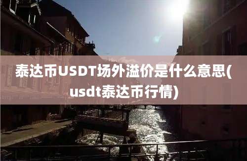 泰达币USDT场外溢价是什么意思(usdt泰达币行情)