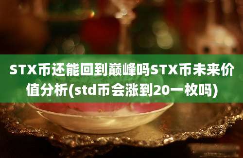 STX币还能回到巅峰吗STX币未来价值分析(std币会涨到20一枚吗)