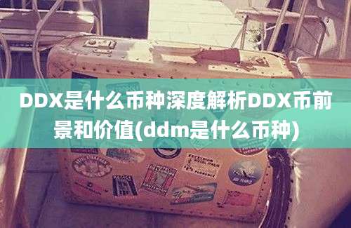 DDX是什么币种深度解析DDX币前景和价值(ddm是什么币种)