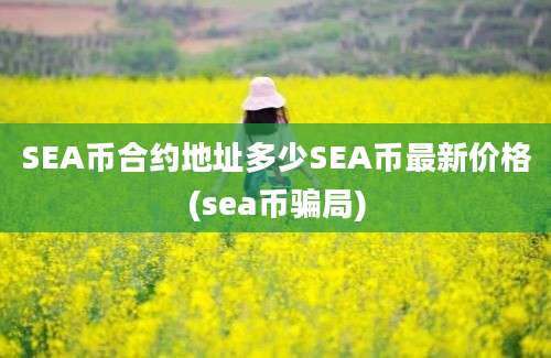 SEA币合约地址多少SEA币最新价格(sea币骗局)