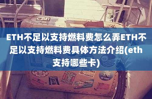 ETH不足以支持燃料费怎么弄ETH不足以支持燃料费具体方法介绍(eth支持哪些卡)