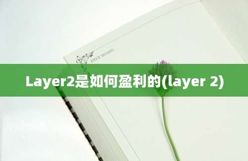 Layer2是如何盈利的(layer 2)