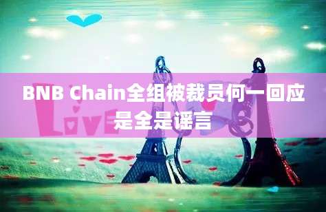 BNB Chain全组被裁员何一回应是全是谣言