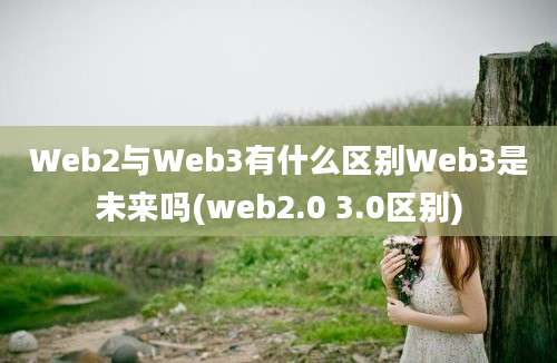 Web2与Web3有什么区别Web3是未来吗(web2.0 3.0区别)