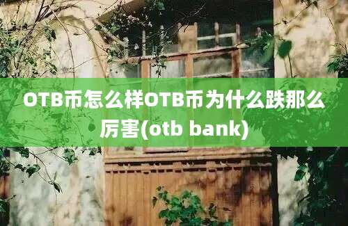 OTB币怎么样OTB币为什么跌那么厉害(otb bank)