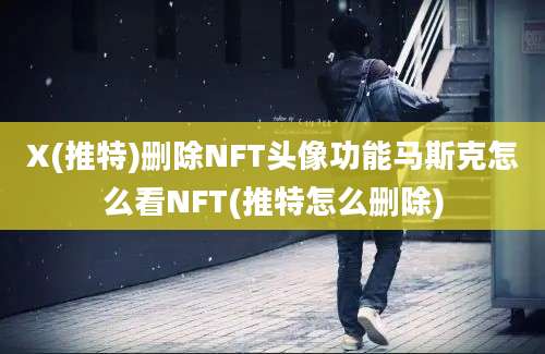 X(推特)删除NFT头像功能马斯克怎么看NFT(推特怎么删除)