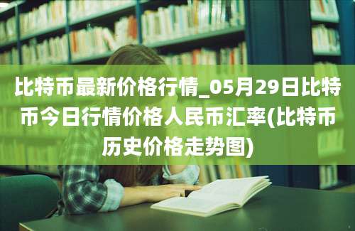 比特币最新价格行情_05月29日比特币今日行情价格人民币汇率(比特币历史价格走势图)