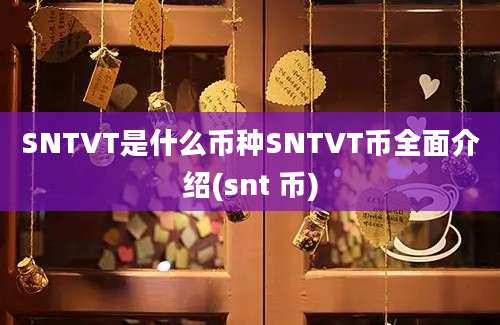 SNTVT是什么币种SNTVT币全面介绍(snt 币)