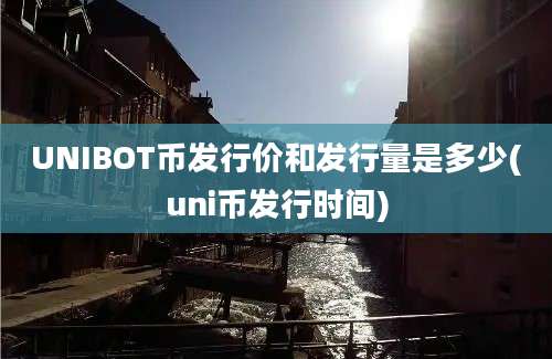 UNIBOT币发行价和发行量是多少(uni币发行时间)