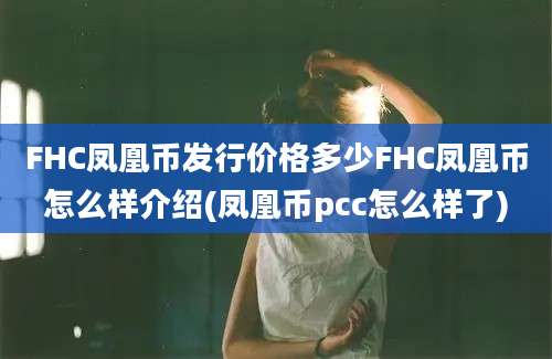 FHC凤凰币发行价格多少FHC凤凰币怎么样介绍(凤凰币pcc怎么样了)