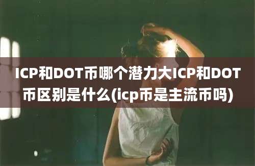 ICP和DOT币哪个潜力大ICP和DOT币区别是什么(icp币是主流币吗)