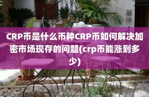 CRP币是什么币种CRP币如何解决加密市场现存的问题(crp币能涨到多少)