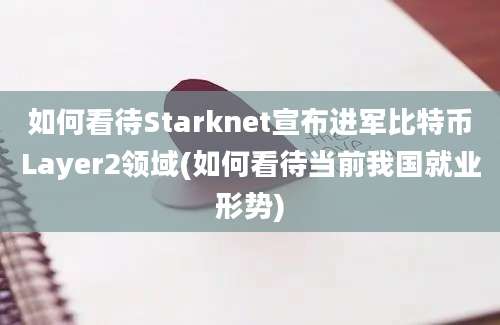 如何看待Starknet宣布进军比特币Layer2领域(如何看待当前我国就业形势)