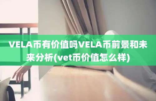 VELA币有价值吗VELA币前景和未来分析(vet币价值怎么样)