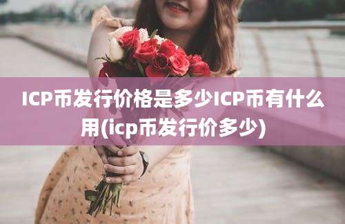 ICP币发行价格是多少ICP币有什么用(icp币发行价多少)