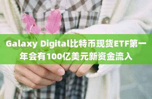 Galaxy Digital比特币现货ETF第一年会有100亿美元新资金流入