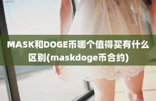 MASK和DOGE币哪个值得买有什么区别(maskdoge币合约)