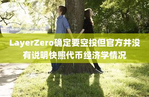 LayerZero确定要空投但官方并没有说明快照代币经济学情况