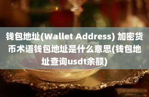 钱包地址(Wallet Address) 加密货币术语钱包地址是什么意思(钱包地址查询usdt余额)