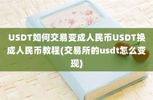 USDT如何交易变成人民币USDT换成人民币教程(交易所的usdt怎么变现)