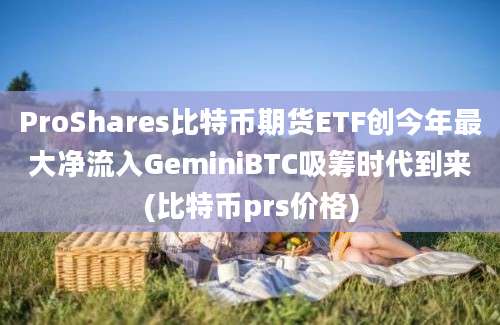 ProShares比特币期货ETF创今年最大净流入GeminiBTC吸筹时代到来(比特币prs价格)