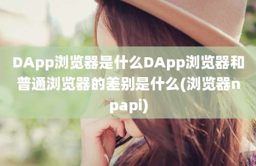 DApp浏览器是什么DApp浏览器和普通浏览器的差别是什么(浏览器npapi)