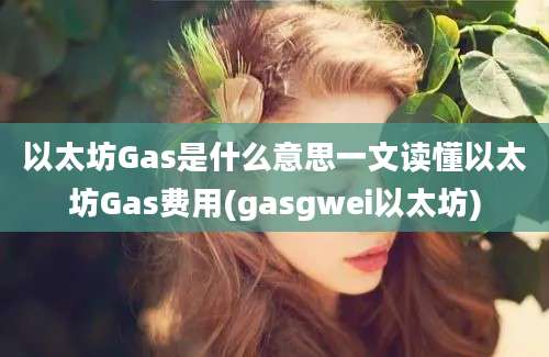 以太坊Gas是什么意思一文读懂以太坊Gas费用(gasgwei以太坊)