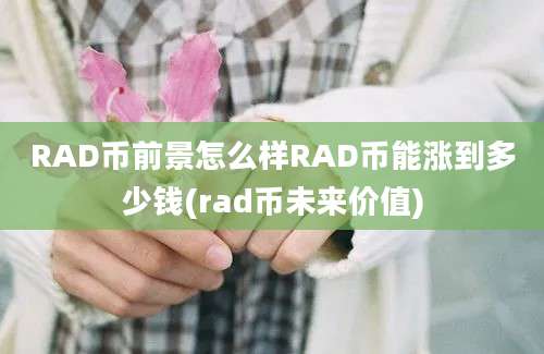 RAD币前景怎么样RAD币能涨到多少钱(rad币未来价值)