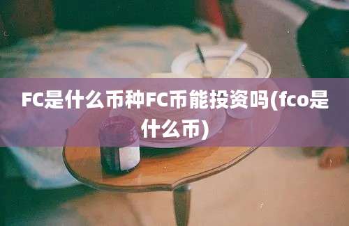 FC是什么币种FC币能投资吗(fco是什么币)