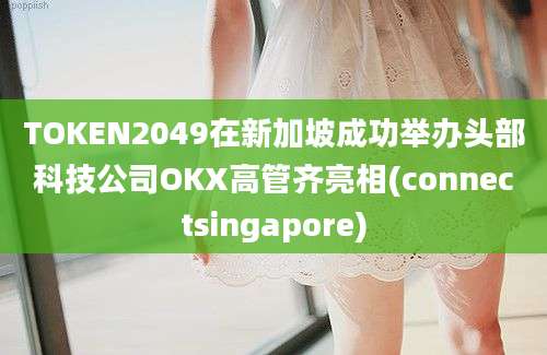 TOKEN2049在新加坡成功举办头部科技公司OKX高管齐亮相(connectsingapore)