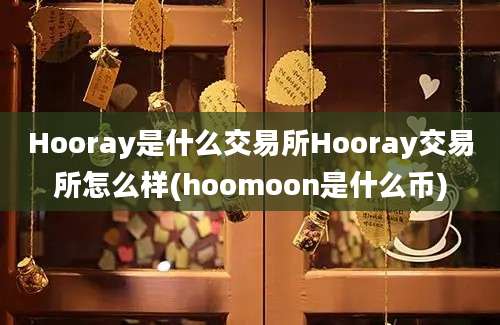 Hooray是什么交易所Hooray交易所怎么样(hoomoon是什么币)