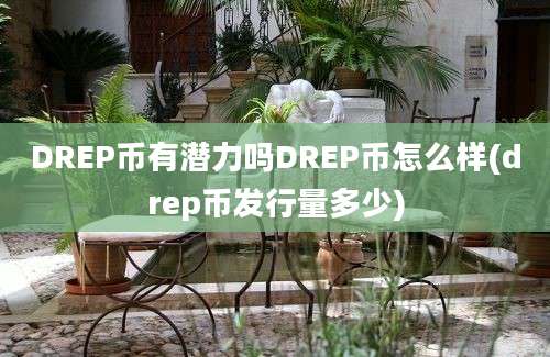 DREP币有潜力吗DREP币怎么样(drep币发行量多少)