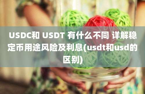 USDC和 USDT 有什么不同 详解稳定币用途风险及利息(usdt和usd的区别)