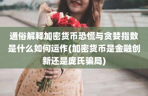 通俗解释加密货币恐慌与贪婪指数是什么如何运作(加密货币是金融创新还是庞氏骗局)