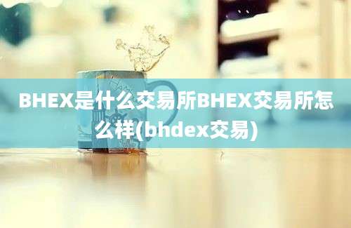 BHEX是什么交易所BHEX交易所怎么样(bhdex交易)