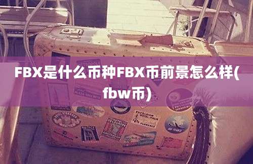 FBX是什么币种FBX币前景怎么样(fbw币)