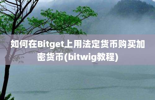 如何在Bitget上用法定货币购买加密货币(bitwig教程)