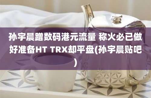 孙宇晨蹭数码港元流量 称火必已做好准备HT TRX却平盘(孙宇晨贴吧)