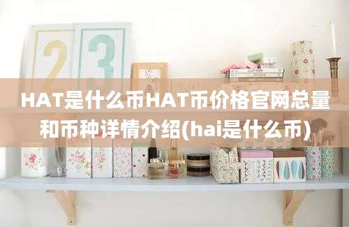 HAT是什么币HAT币价格官网总量和币种详情介绍(hai是什么币)