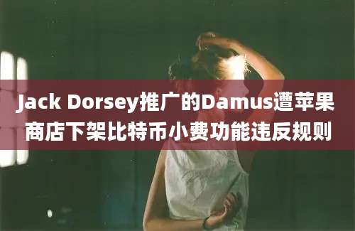 Jack Dorsey推广的Damus遭苹果商店下架比特币小费功能违反规则